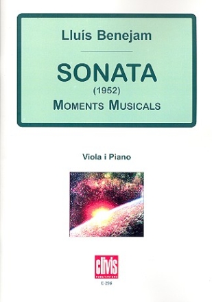 Sonata Moments musicals per  viola i piano