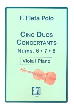 5 Duos concertants nms.6, 7 i 8 fr Viola und Klavier