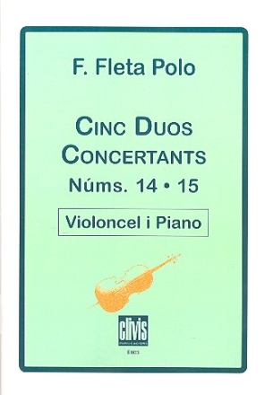 5 Duos concertants nms. 14 i 15 fr Violoncello und Klavier