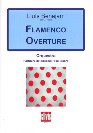 Flamenco Overture for orchestra score