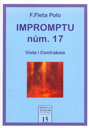 Impromptu no.17 for viola and double bass score