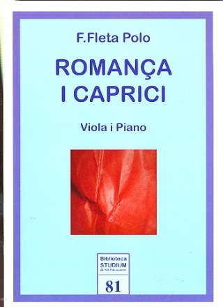 Romanca i caprici for viola and piano