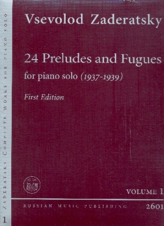 Complete Works for Piano solo vol.1 24 Preludes and Fugues