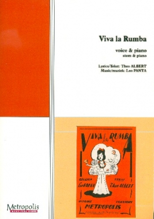 Viva la rumba for voice and piano score (nl)