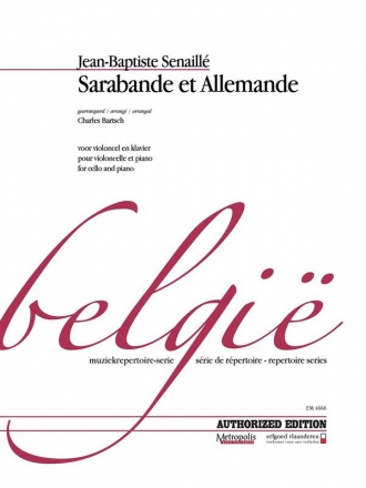 Senaille, J.B. Sarabande et Allemande Vc/Piano
