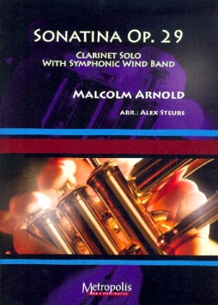 Sonatina op.29 for clarinet and symphonic wind band score and parts