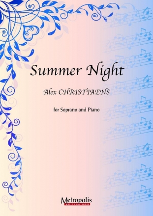 Christiaens, Alex Summer Night Voc/Piano