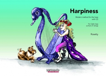 Verwoerdt, Rosetty, Harpiness Harp (English Version) Method for Harp