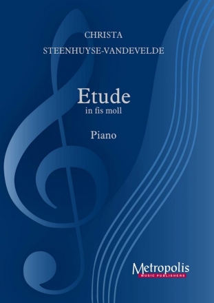 Steenhuyse-Vandevelde, Christa, Etude in fis moll Piano Solo