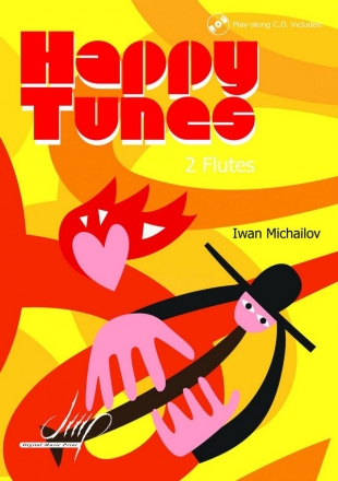 Michailov, Iwan Happy Tunes 2Fl/CD(Flute ensemble)