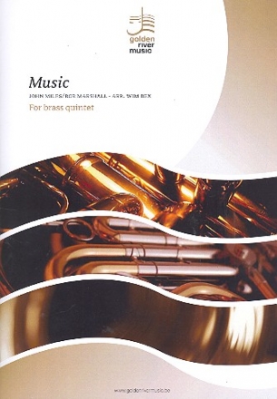 Music fr 2 Trompeten, Horn, Posaune und Tuba Partitur und Stimmen