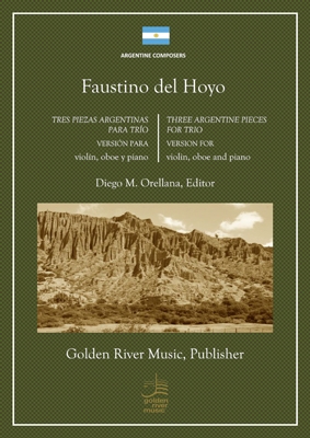 Tres piezas argentinas/Faustino del Hoyo violin, oboe and piano