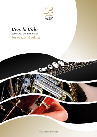 Viva la Vida for woodwind quintet score and parts