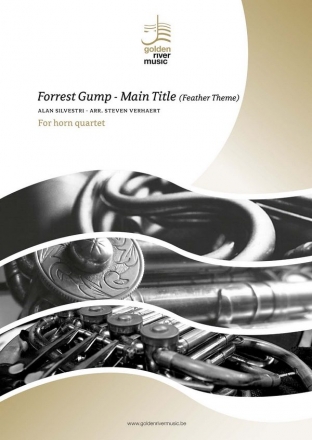 Forrest Gump - Main Title (Feather Theme) for 4 horns score and parts