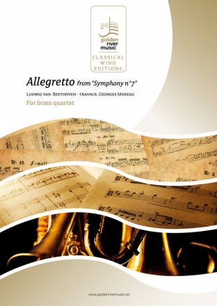 Allegretto from 'Symphony 7'/L.V. Beethoven brass quartet