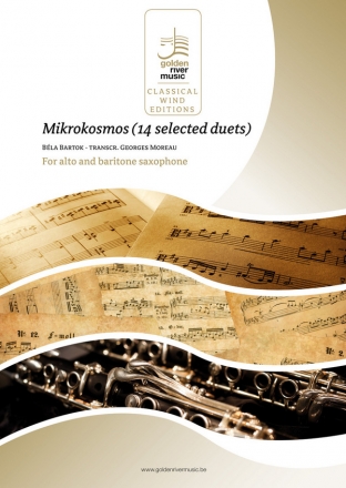 Mikrokosmos - 14 selected duets/Bela bartok altsax and baritone sax