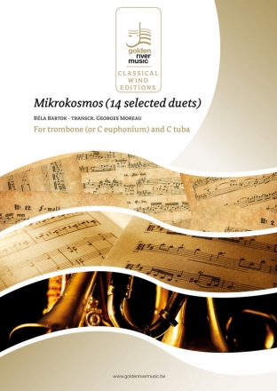 Mikrokosmos - 14 selected duets/Bela bartok trombone (or C euphonium) and tuba