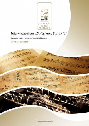 Intermezzo from 'L'Arlesienne suite 2'/G. Bizet sax quintet