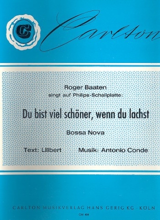 Du bist viel schner wenn du lachst: Einzelausgabe Gesang und Klavier