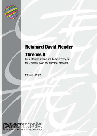 Threnos II fr 2 Klaviere, Violine und Kammerorchester Partitur