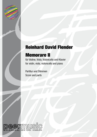 Memorare  fr Violine, Viola, Violoncello oder Kontrabass und Klavier Partitur und Stimmen