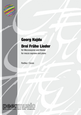 3 frhe Lieder fr Mezzosopran  und Klavier