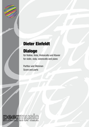 Dialoge fr Violine, Viola, Violoncello und Klavier Partitur und Stimmen