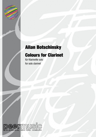Colours for solo clarinet