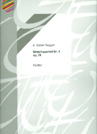 Streichquartett Nr.4 op.78  Partitur und Stimmen