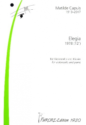 Elegia fr Violoncello und Klavier