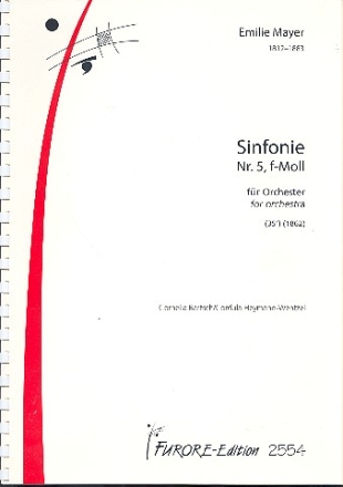 Sinfonie f-Moll Nr.5 fr Orchester Partitur