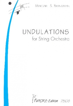 Undulations fr Streichorchester Partitur