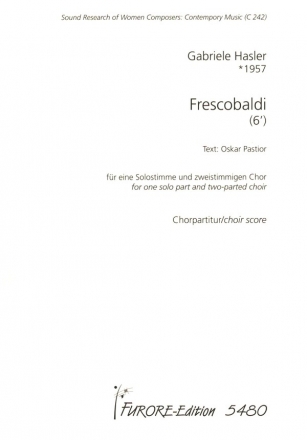 Frescobaldi fr Frauenchor (gem CHor) a cappella Partitur