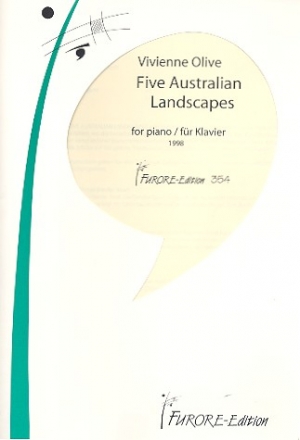 5 australian landscapes fr Klavier