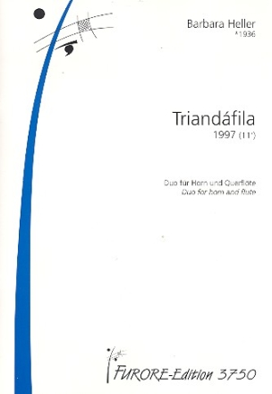 Triandafila fr Flte und Horn Spielpartitur