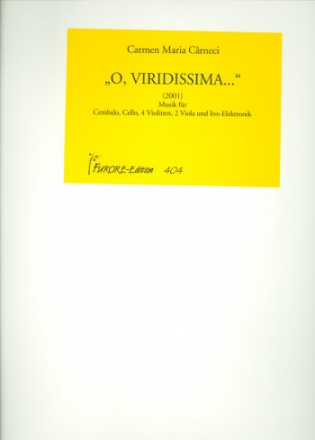 O viridissima fr Ensemble Partitur