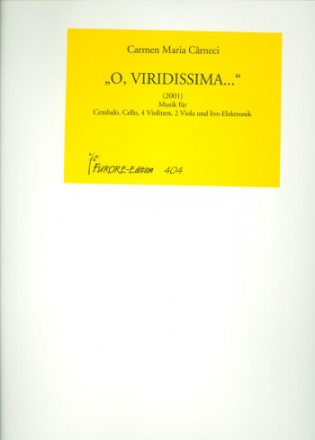 O viridissima fr Ensemble Partitur