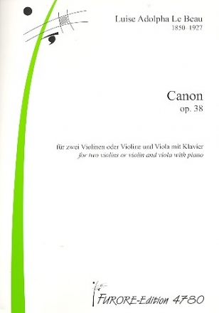 Canon op.38 fr 2 Violinen (Violine/Viola) und Klavier Stimmen