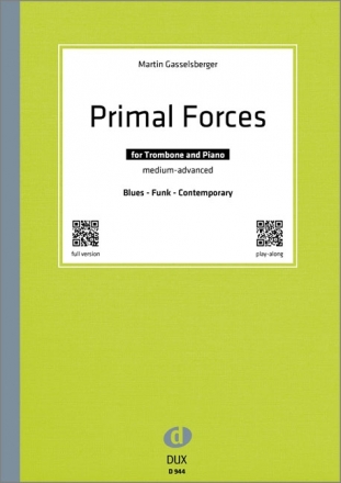 Primal Forces (+Online Audio) for trombone and piano