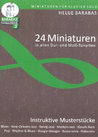 24 Miniaturen in allen Dur- und Moll-Tonarten fr Klavier
