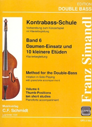 Schule Teil 2 Band 6 fr Kontrabass und Klavier Klavierbegleitung