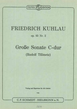 Groe Sonate C-Dur op. 83,2 fr Flte und Klavier