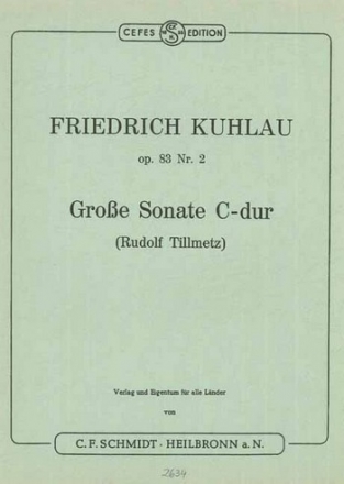 Groe Sonate C-Dur op. 83,2 fr Flte und Klavier