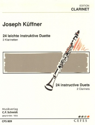 24 leichte instruktive Duette op.200 fr 2 Klarinetten Spielpartitur