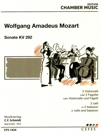 Sonate KV292 fr 2 Violoncelli (2 Fagotte) oder Violoncello und Fagott Stimmen