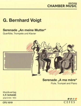 Serenade an meine Mutter fr Flte,Trompete und Klavier Stimmen