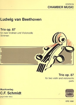 Trio op.87 fr 2 Violinen und Violoncello Stimmen