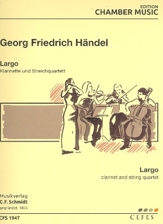 Largo fr Klarinette und Streichquartett Stimmen