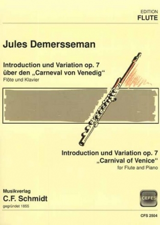 Introdution und Variationen ber Karneval in Venedig op.7 fr Flte und Klavier