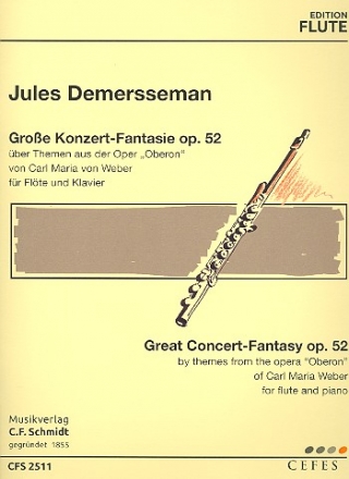 Groe Konzertfantasie op.52 ber Themen aus der Oper Oberon fr Flte und Klavier